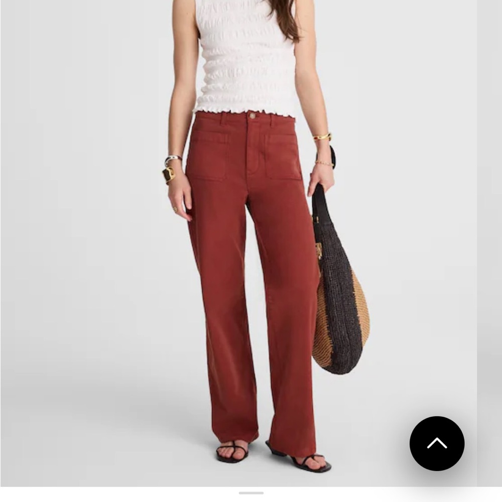 Madewell Emmett  Burgundy Pants